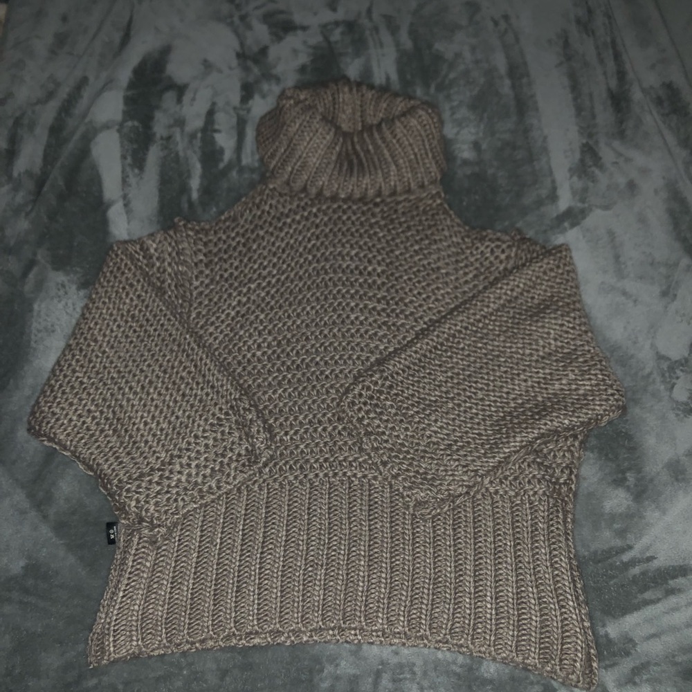 A turtleneck dress